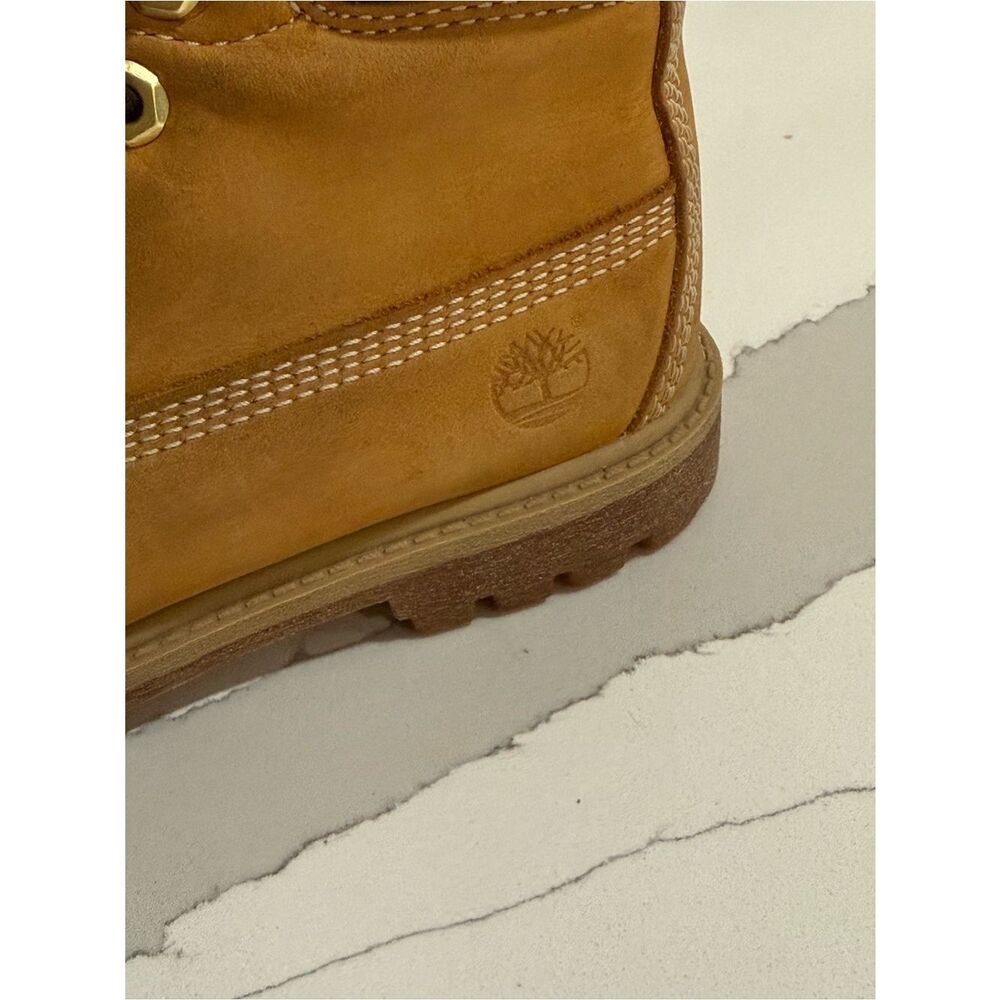 Timberland Classic Waterproof Wheat Nubuck 6” Boots | Boys 12 - Picture 2 of 7